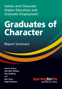 Report cover - Graduates of Character